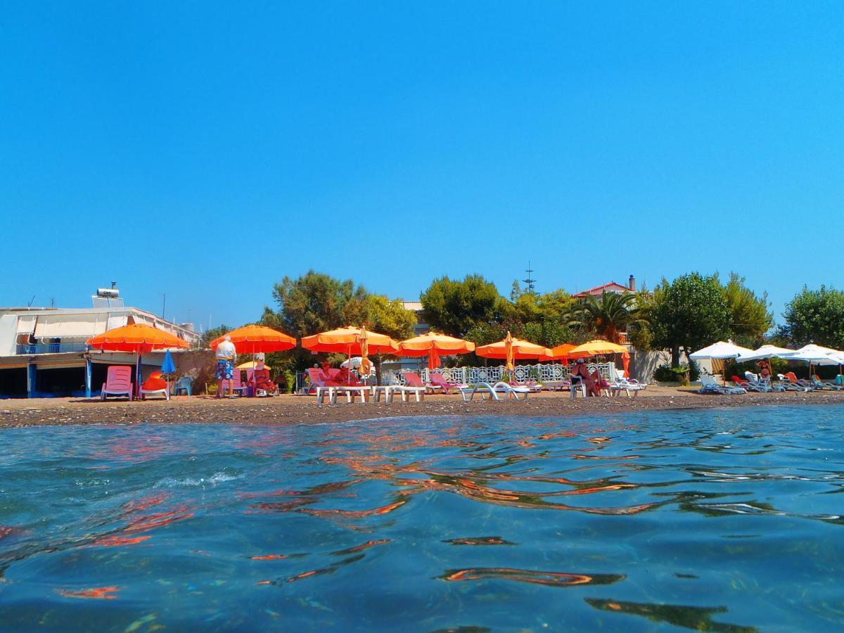 Akrogiali Beach Rooms Amarynthos Eksteriør billede