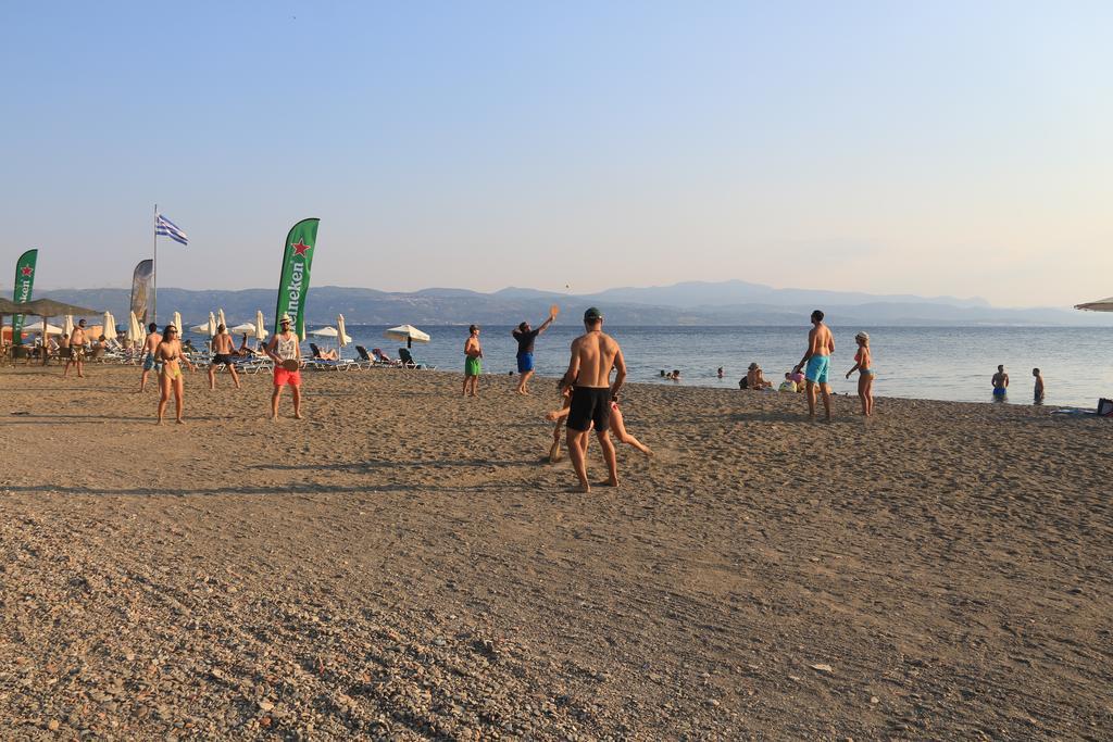 Akrogiali Beach Rooms Amarynthos Eksteriør billede